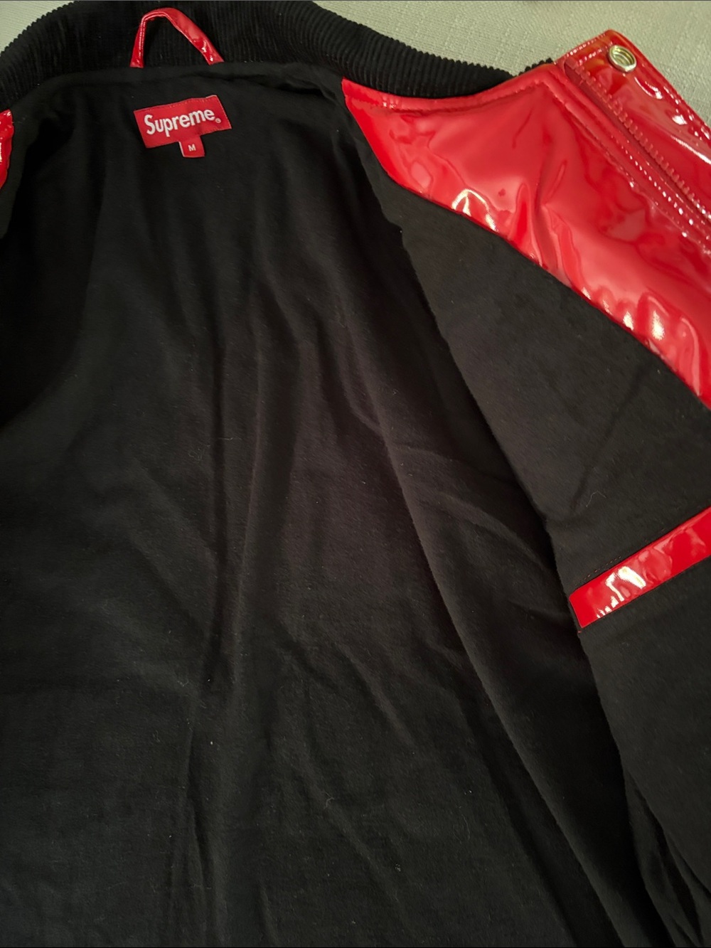 Supreme patent quilted utility jacket. - Picture 5 of 7